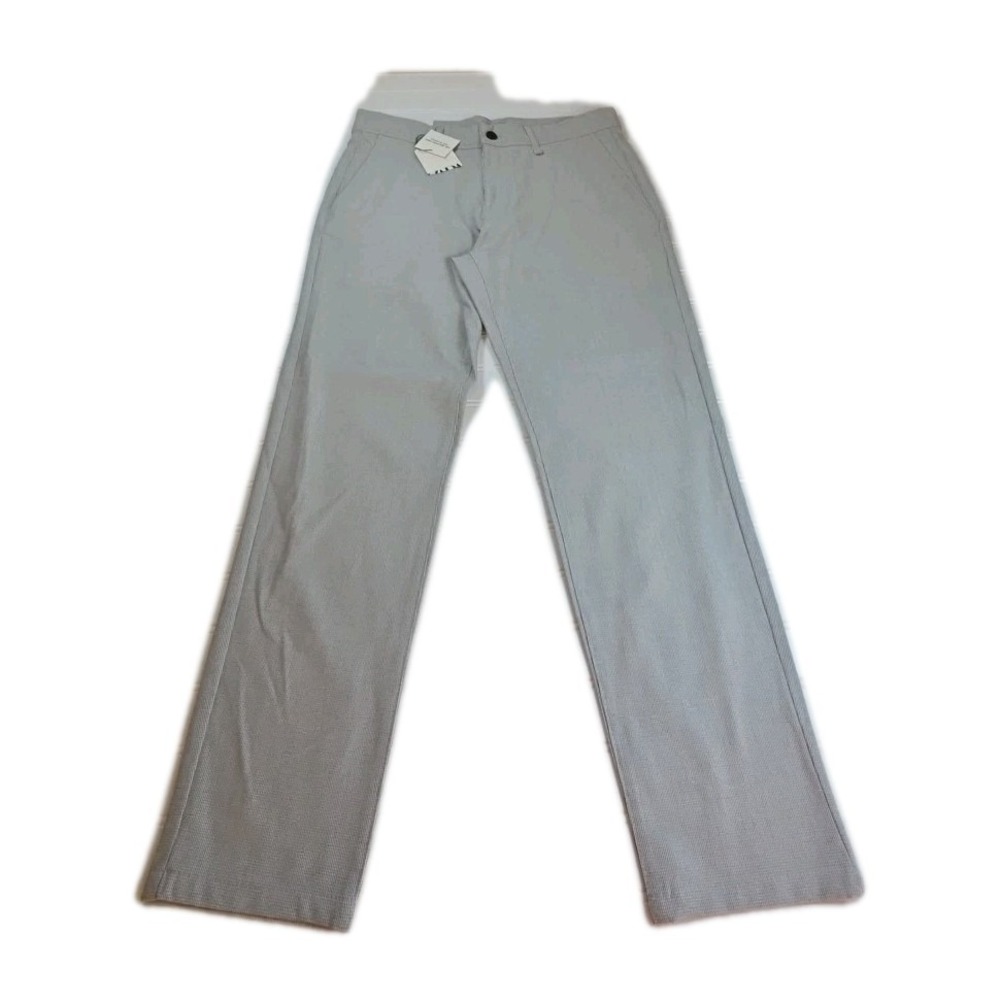 NWT Zara The Melange Pant Slim Stretch Men EU42 32x30 Black & WHITE CHECK - Picture 3 of 11